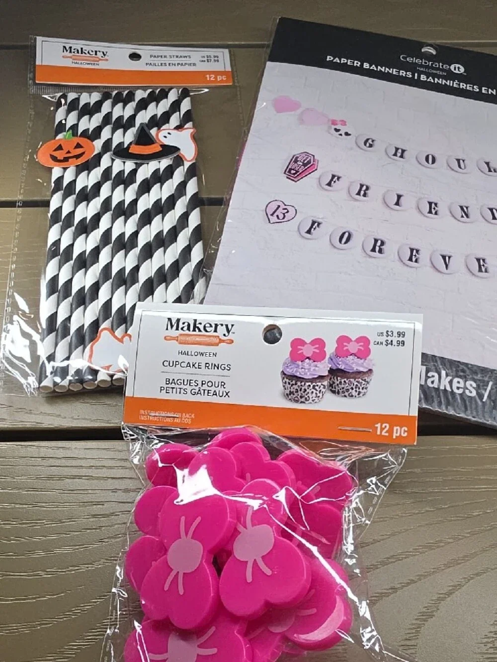 Celebrate It Pink & Black Skull Party Tableware Set